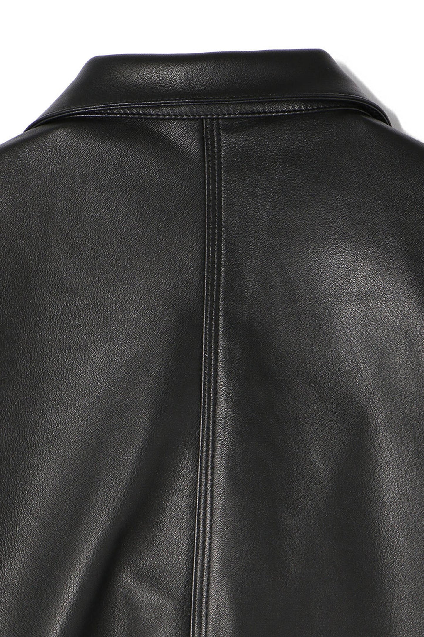 LAMB LEATHER COVERALL JACKET