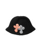 3D cross knit hat