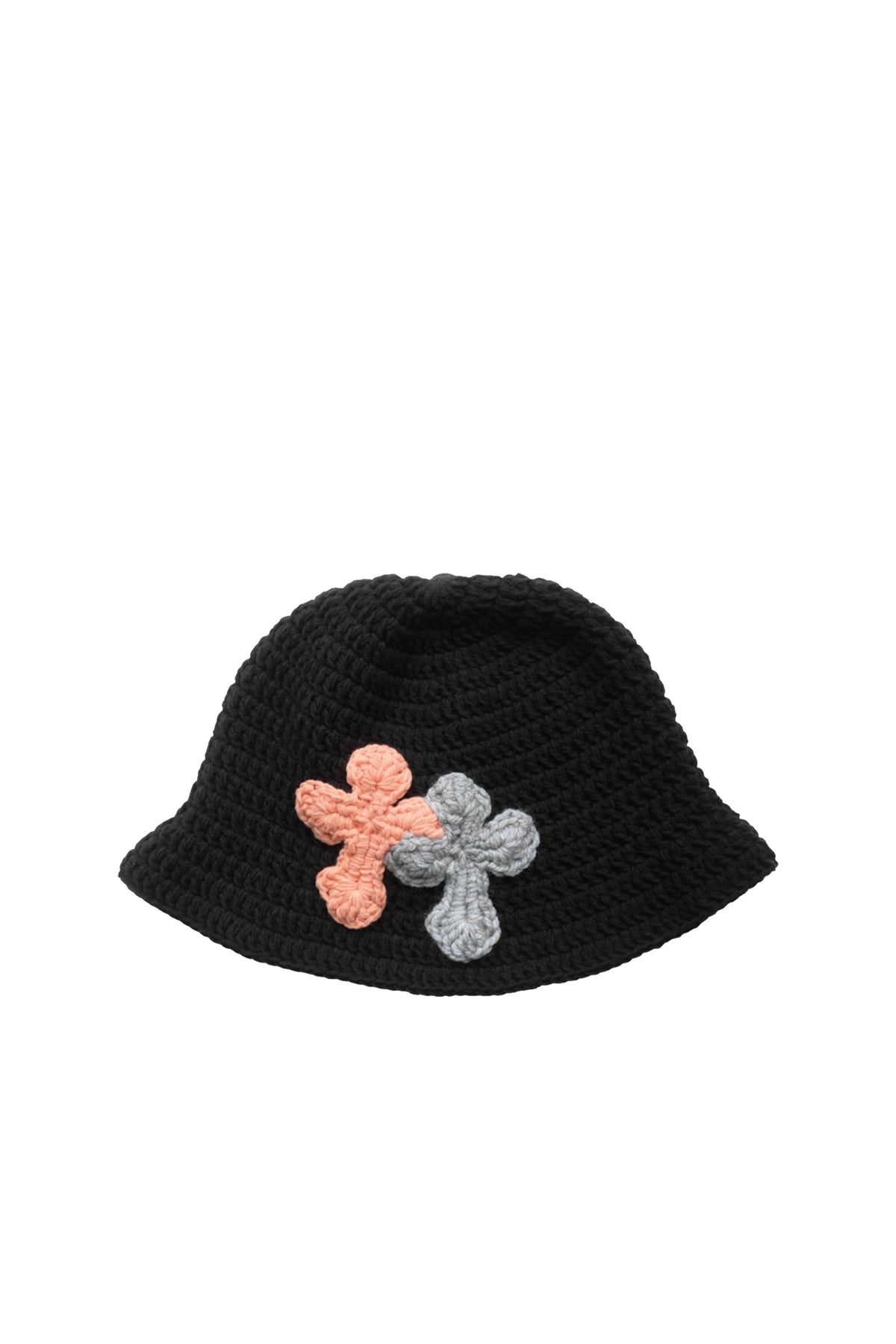 3D cross knit hat