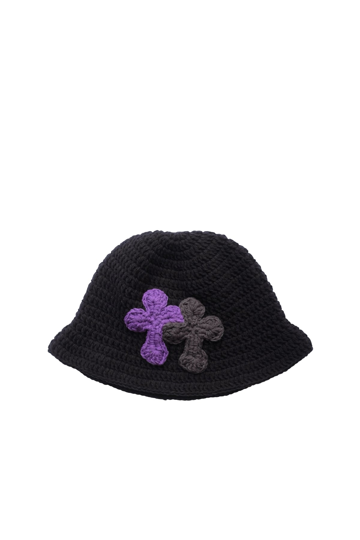 3D cross knit hat