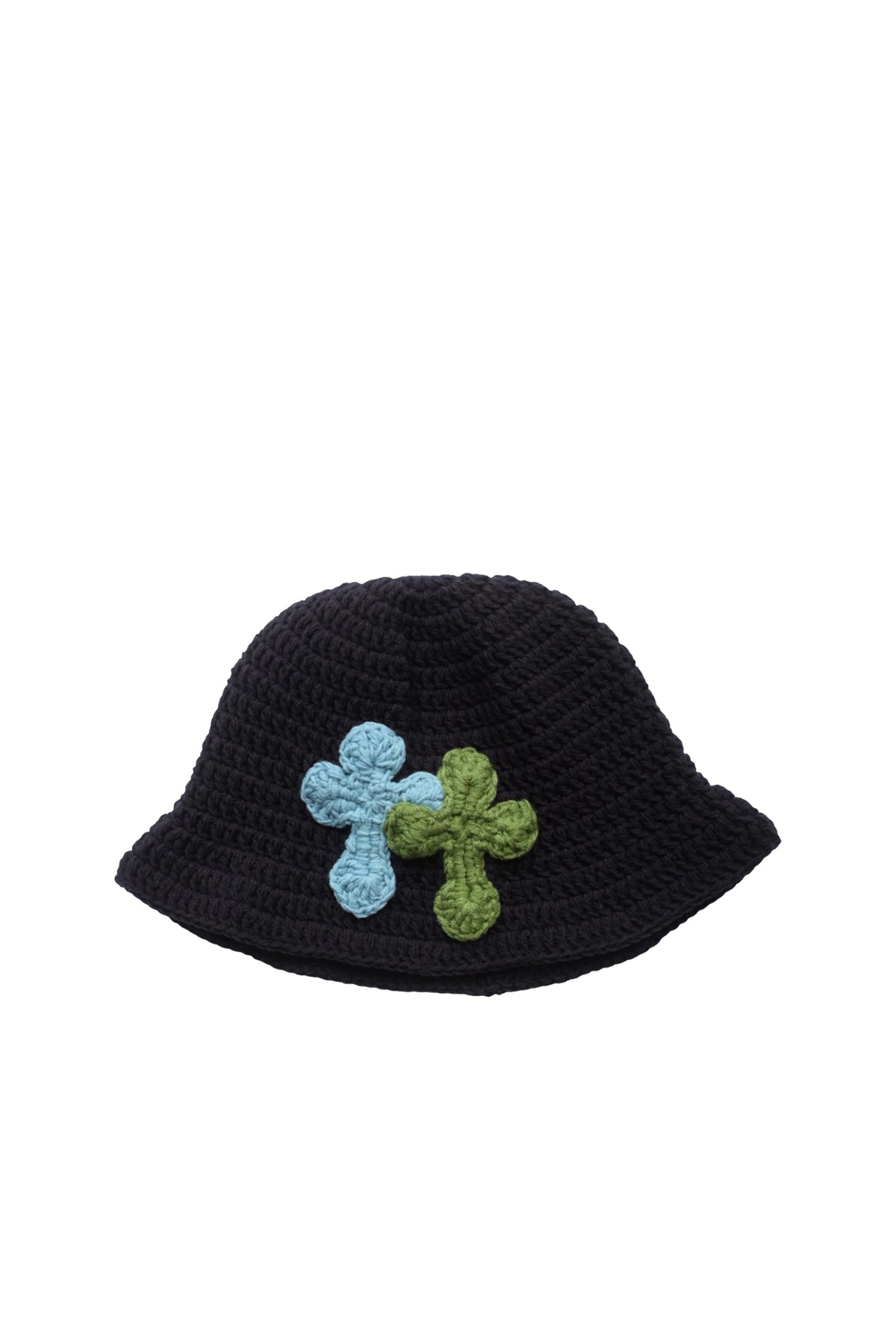 3D cross knit hat