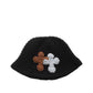 3D cross knit hat