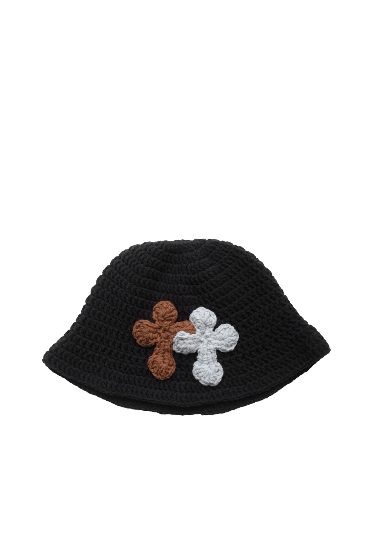 3D cross knit hat