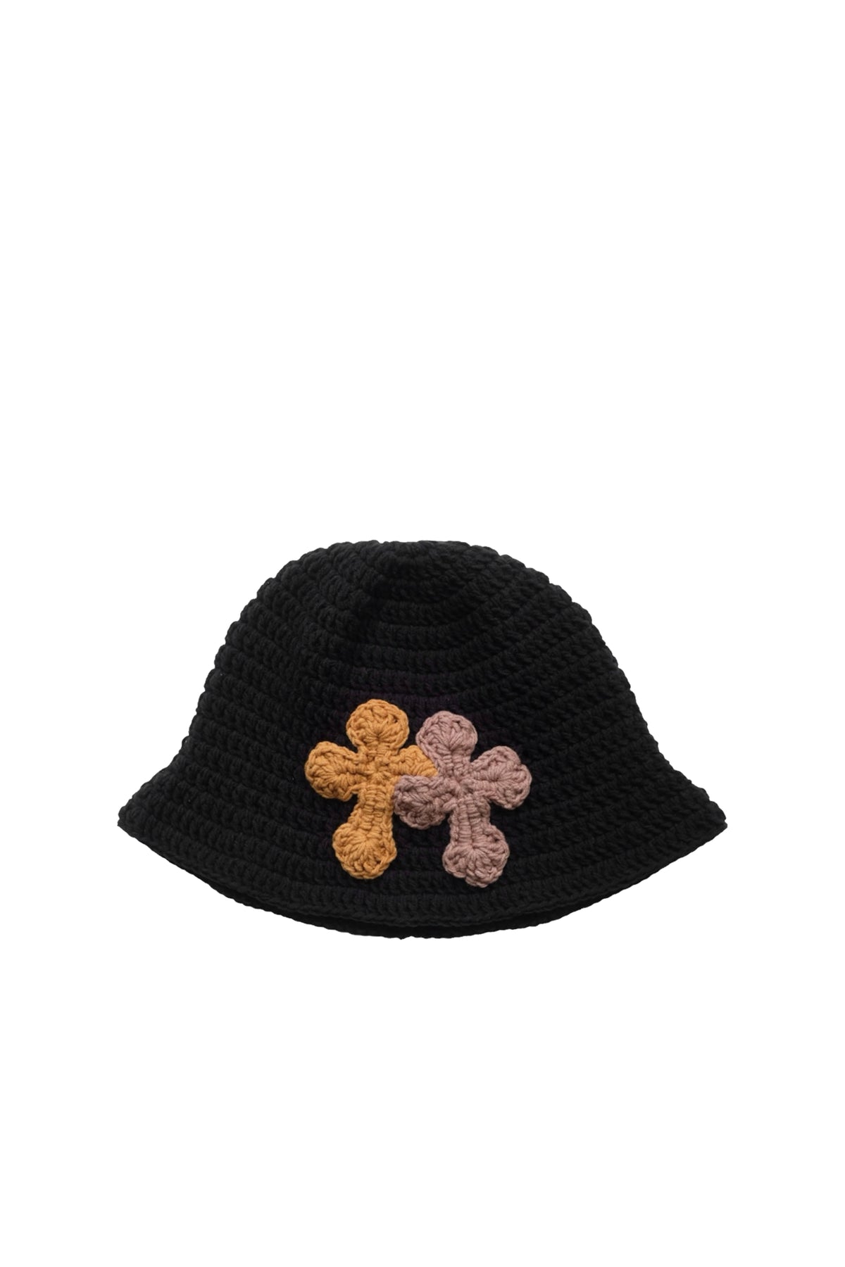 3D cross knit hat