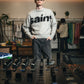 MOHAIR CREW KNIT/SAINT/GRAY