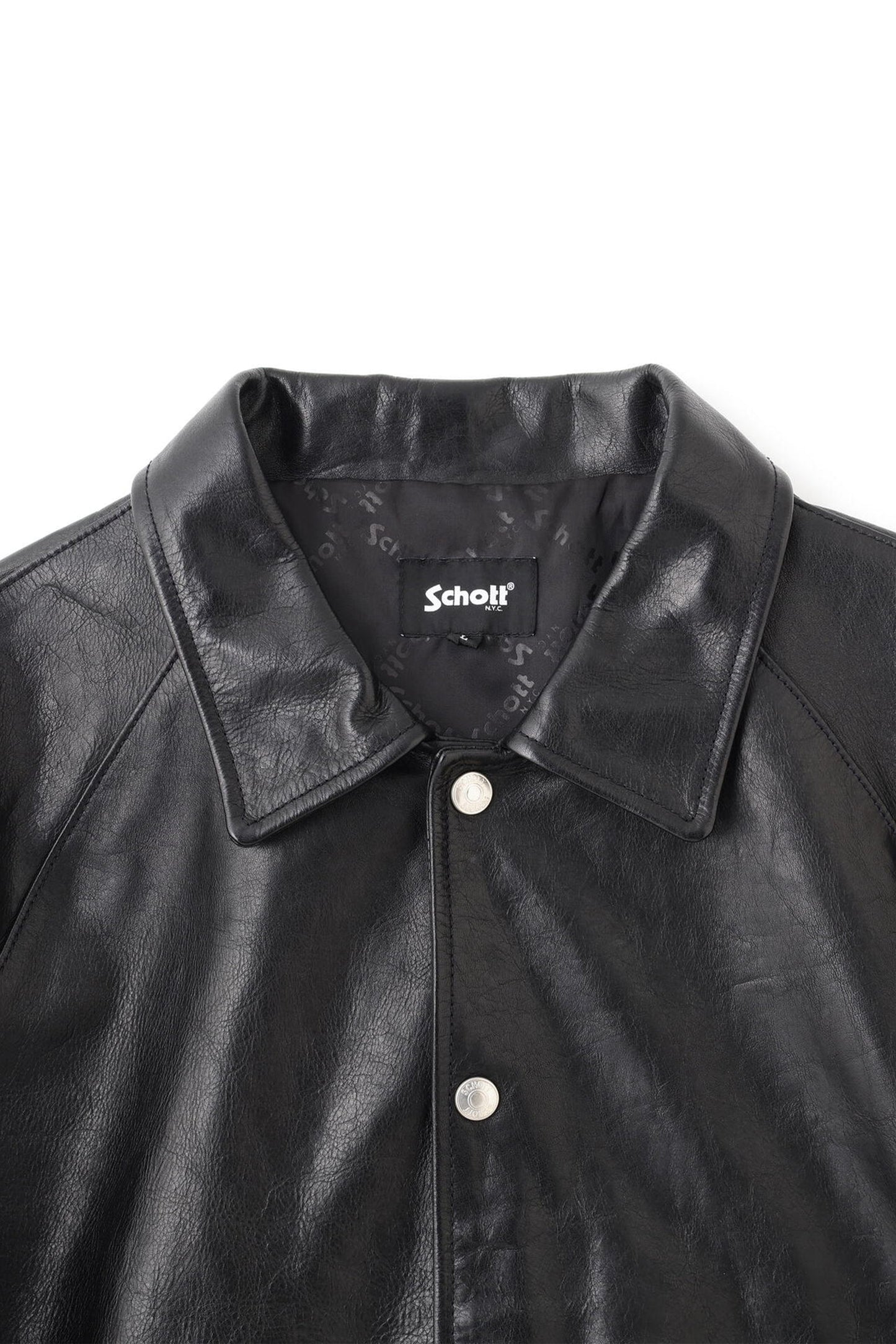 LEATHER COACH JACKET