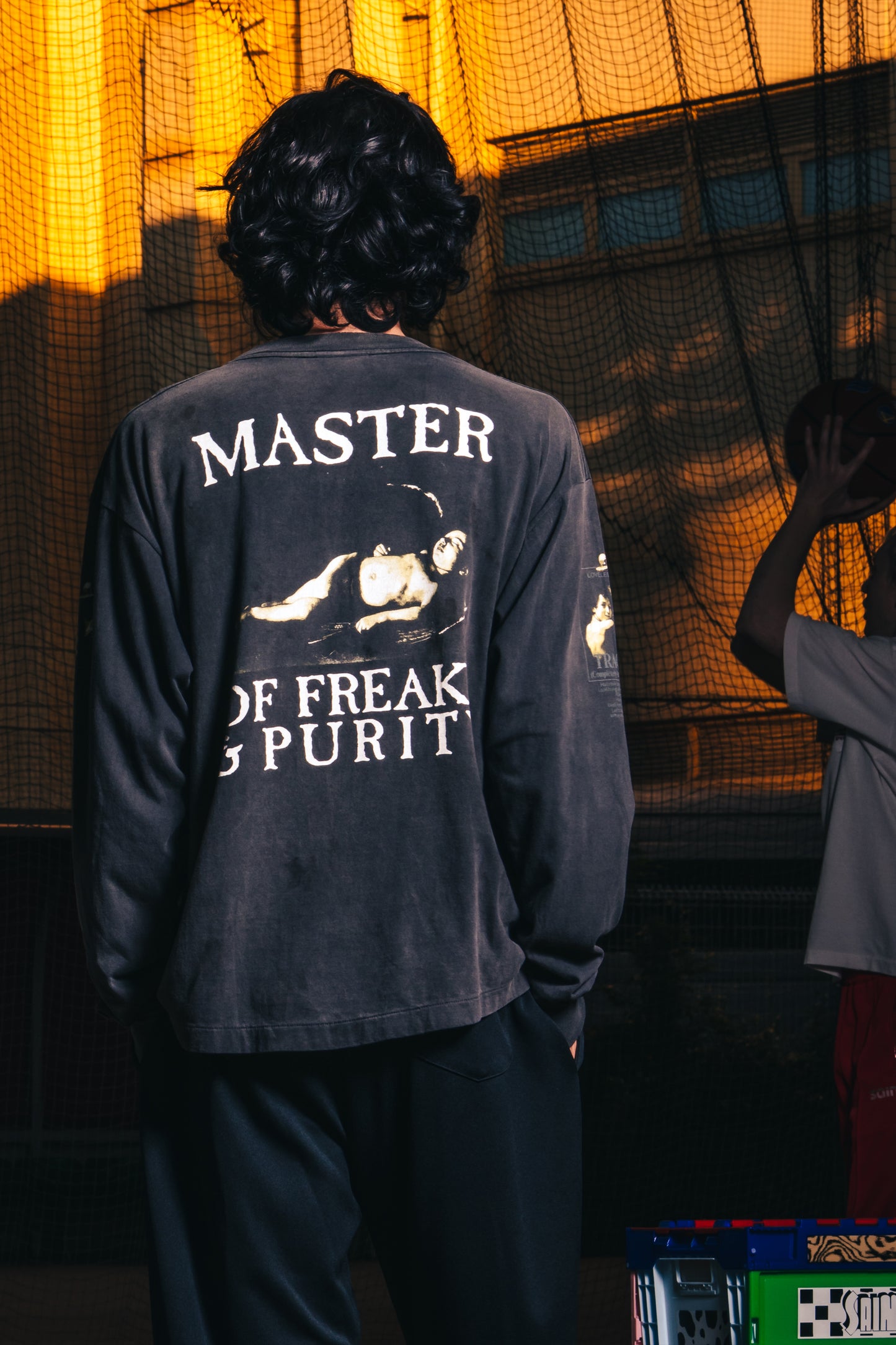 LS T-SHIRT/MEDUSA/BLACK