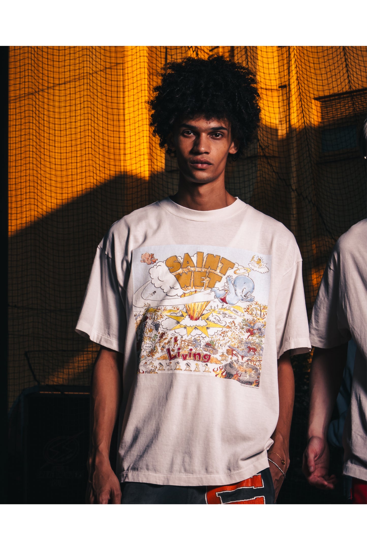 SS T-SHIRT/SAINT WET/WHITE
