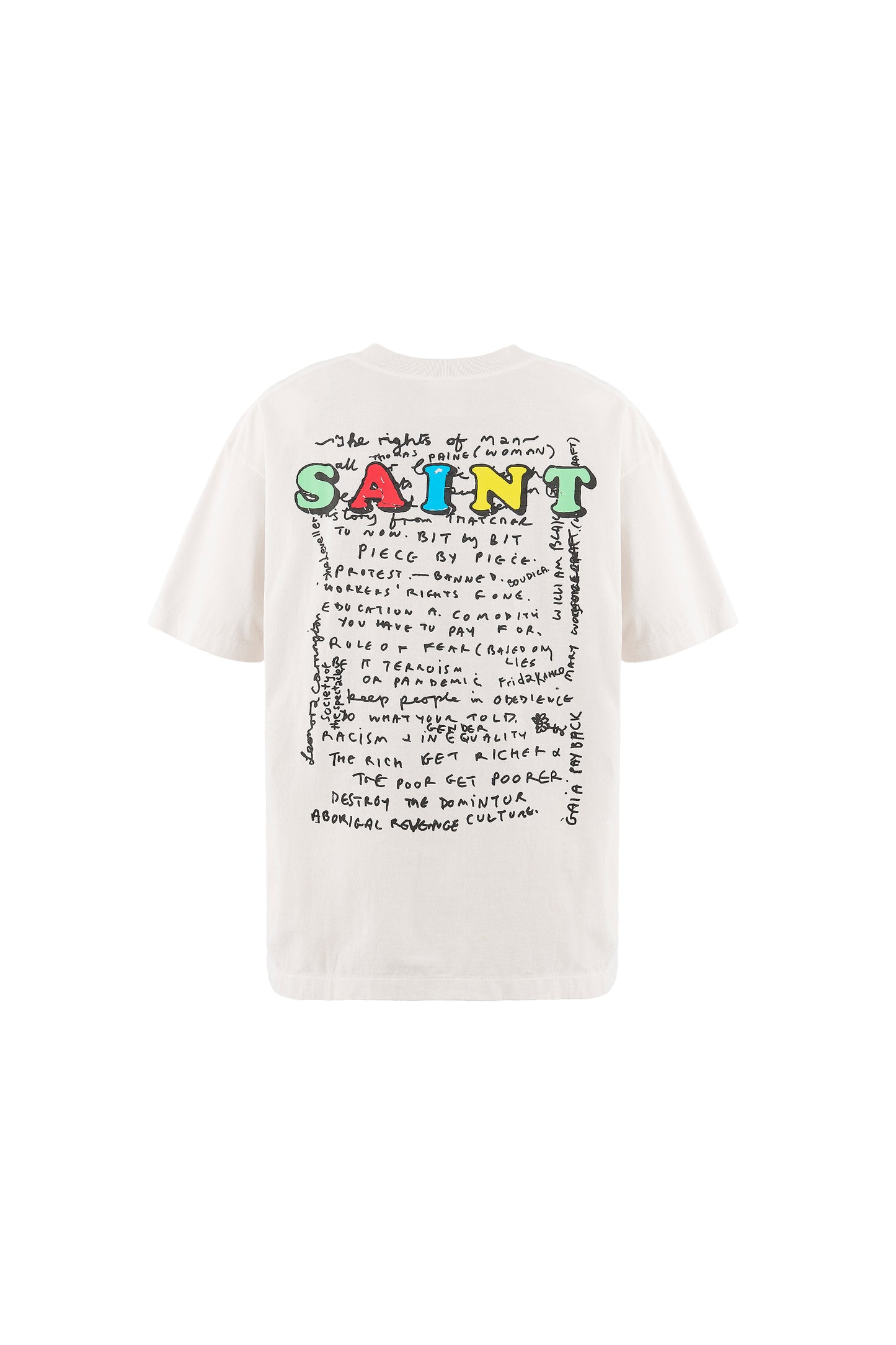 JR_SS T-SHIRT/MASK/WHITE
