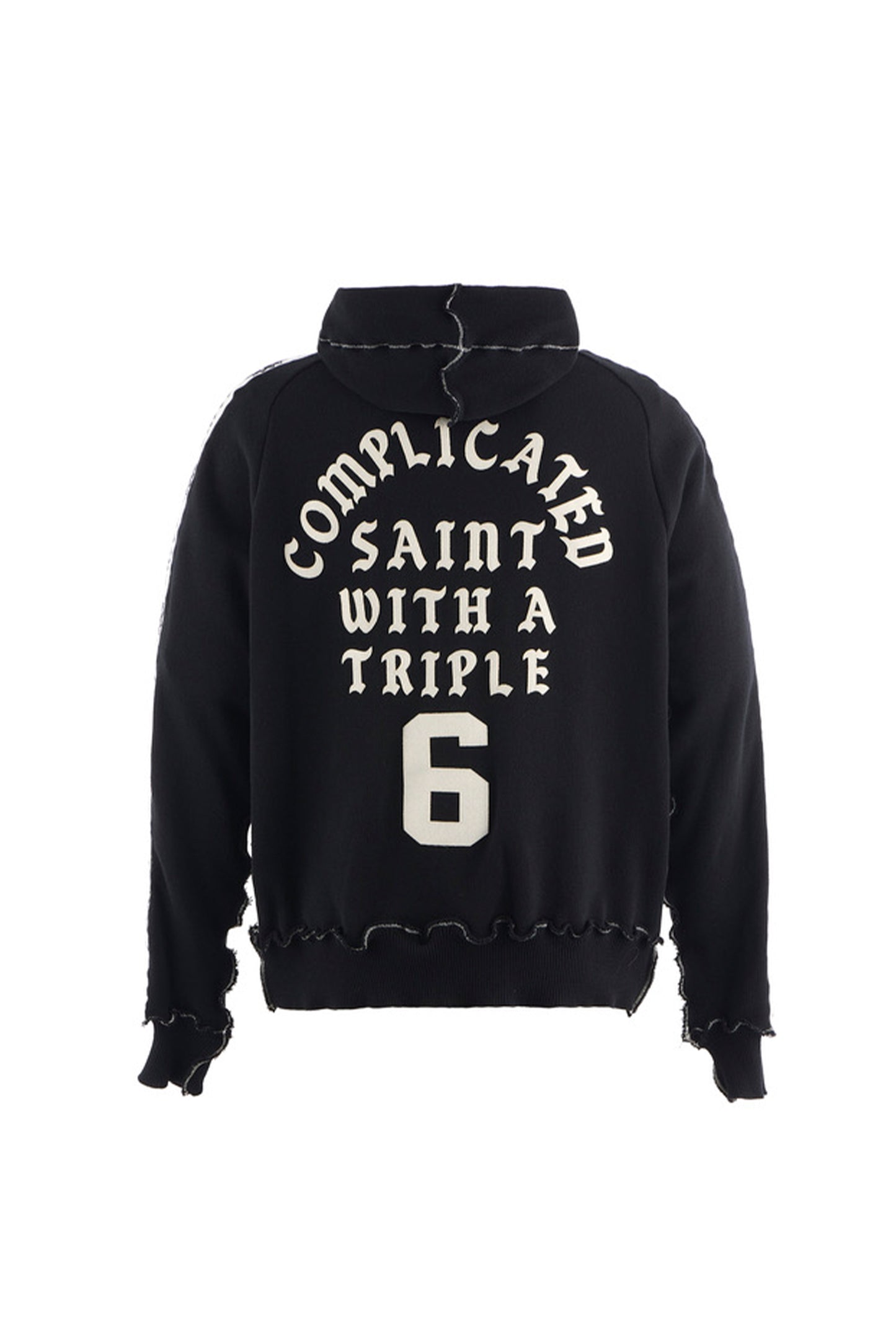 ALM_ZIP HOODIE/BLACK