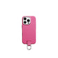iPhone カラビナレザーケース【17. 16. 15】/ Shocking Pink