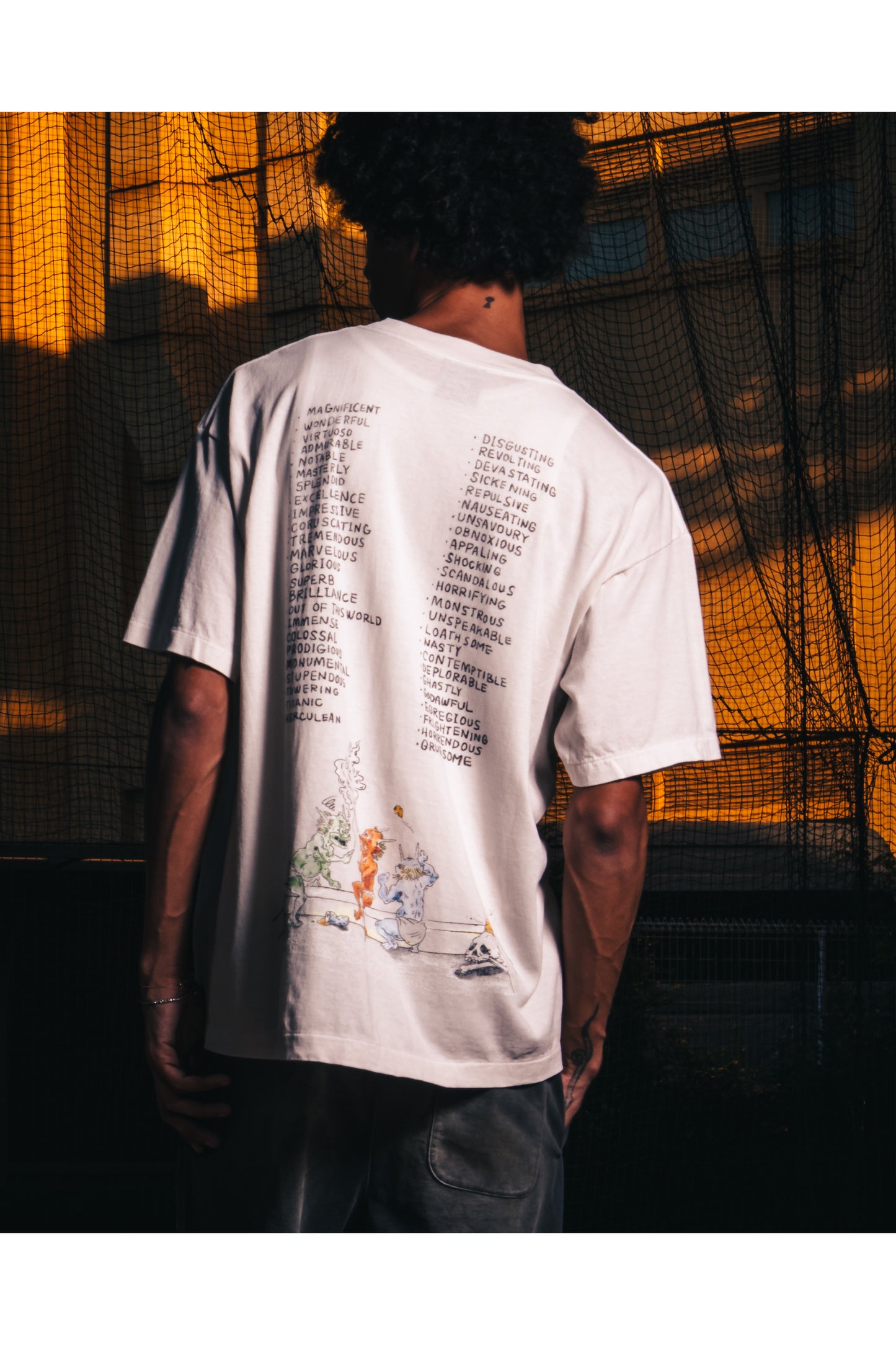 SS T-SHIRT/SAINT WET/WHITE