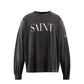 LS T-SHIRT/SAINT 666/BLACK
