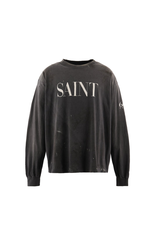LS T-SHIRT/SAINT 666/BLACK