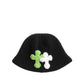 3D cross knit hat