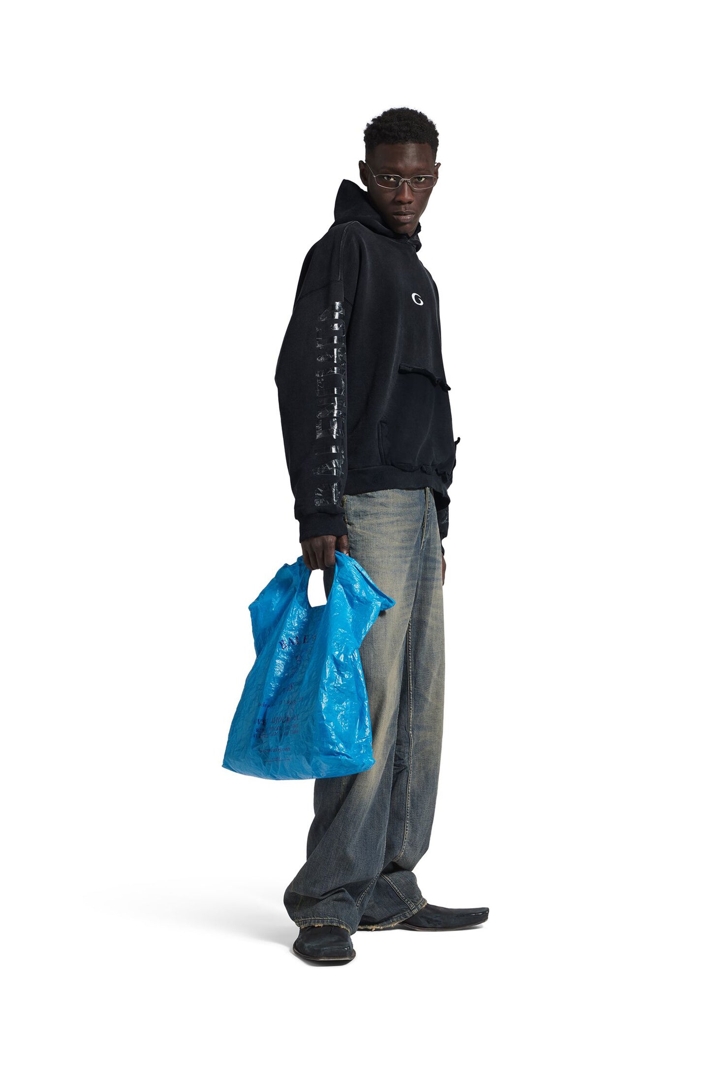 Ripped Pocket Hoodie