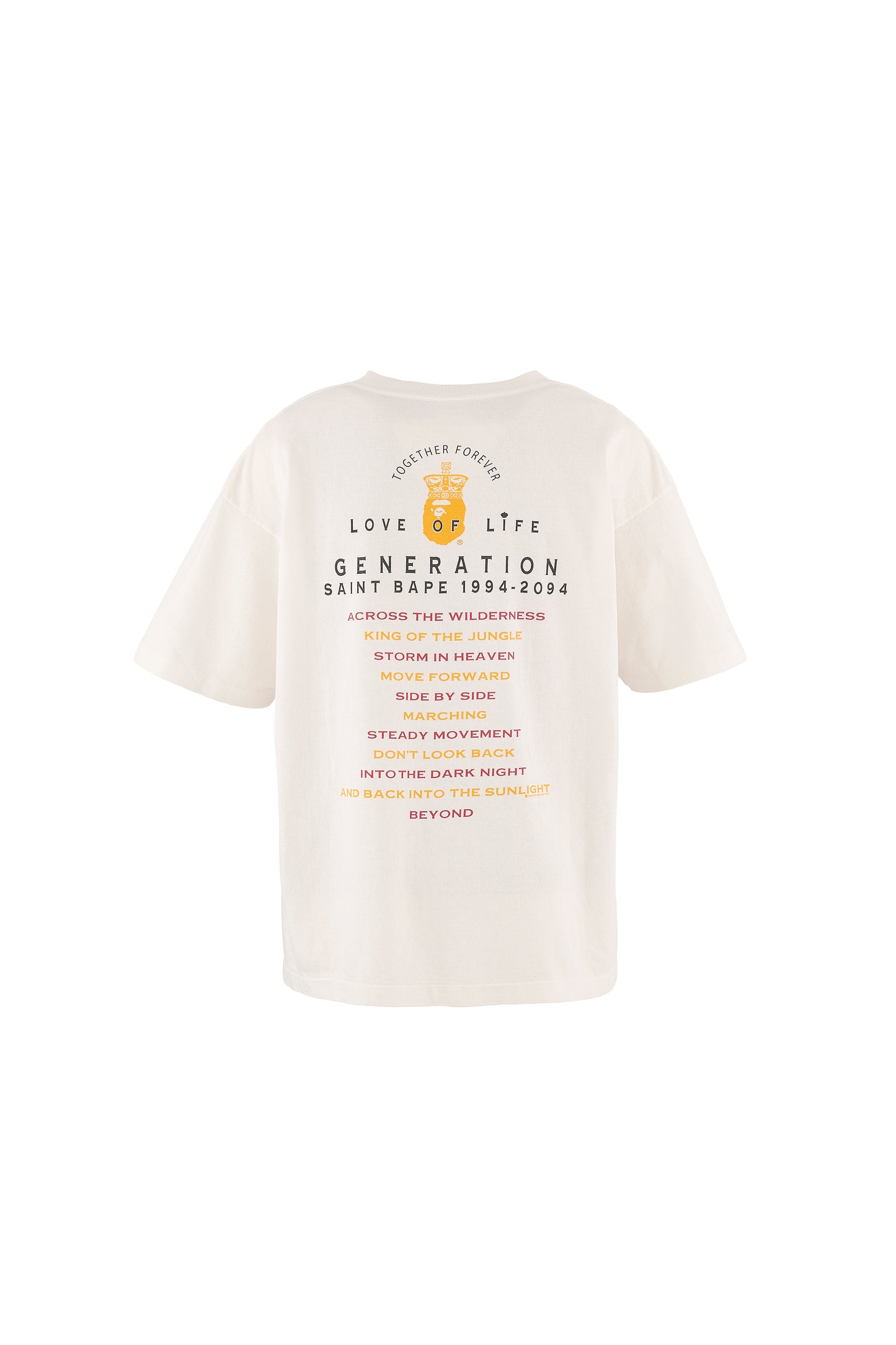 BAPE_SS TEE/ GENERATION/WHITE