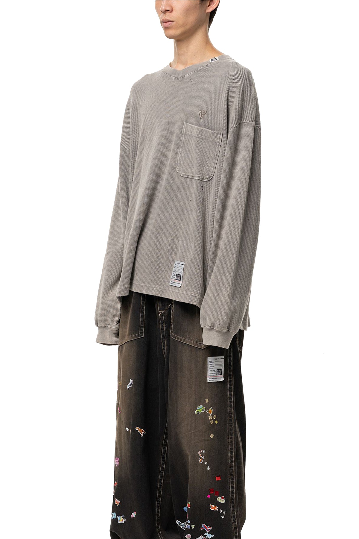 BLEACHED LONG SLEEVE
