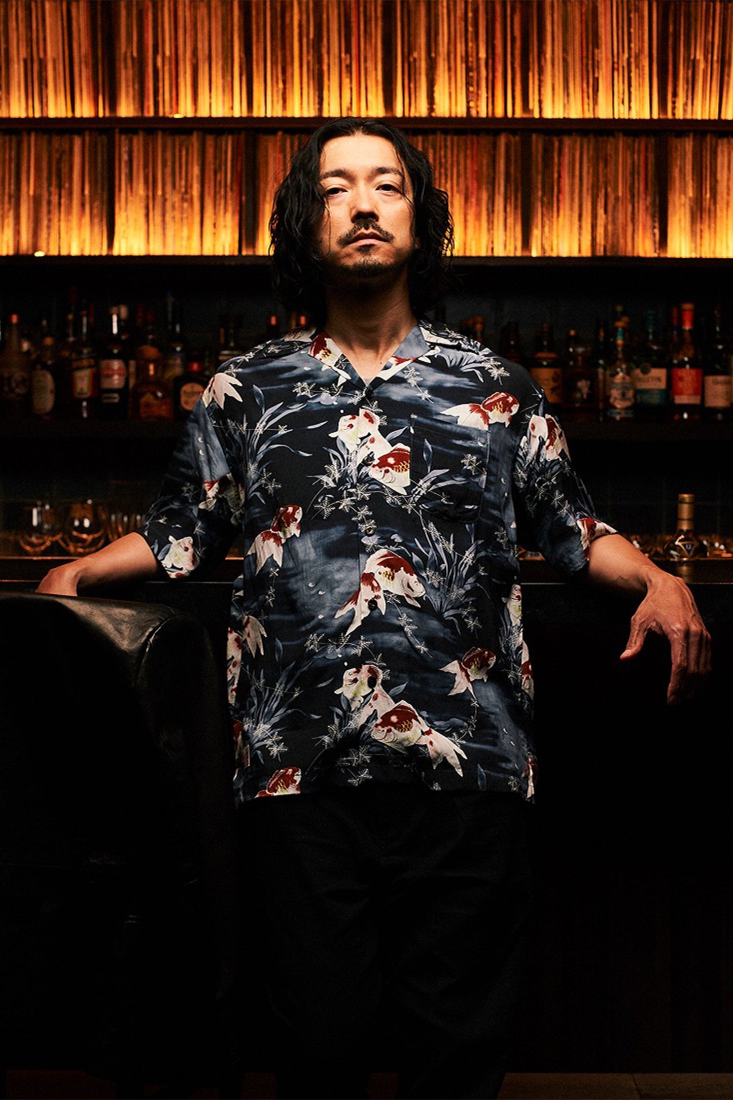 x PJ GOLDFISH  RAYON SHIRT