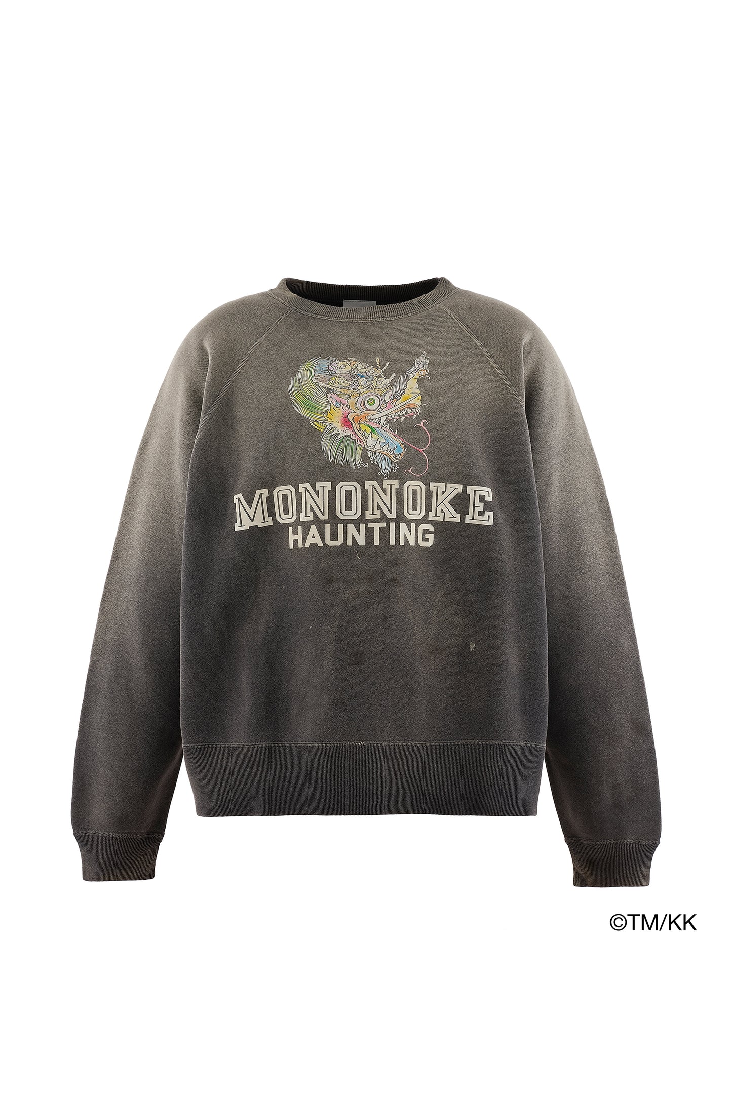 CREW NECK SWEAT/龍/CHARCOAL