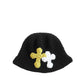 3D cross knit hat