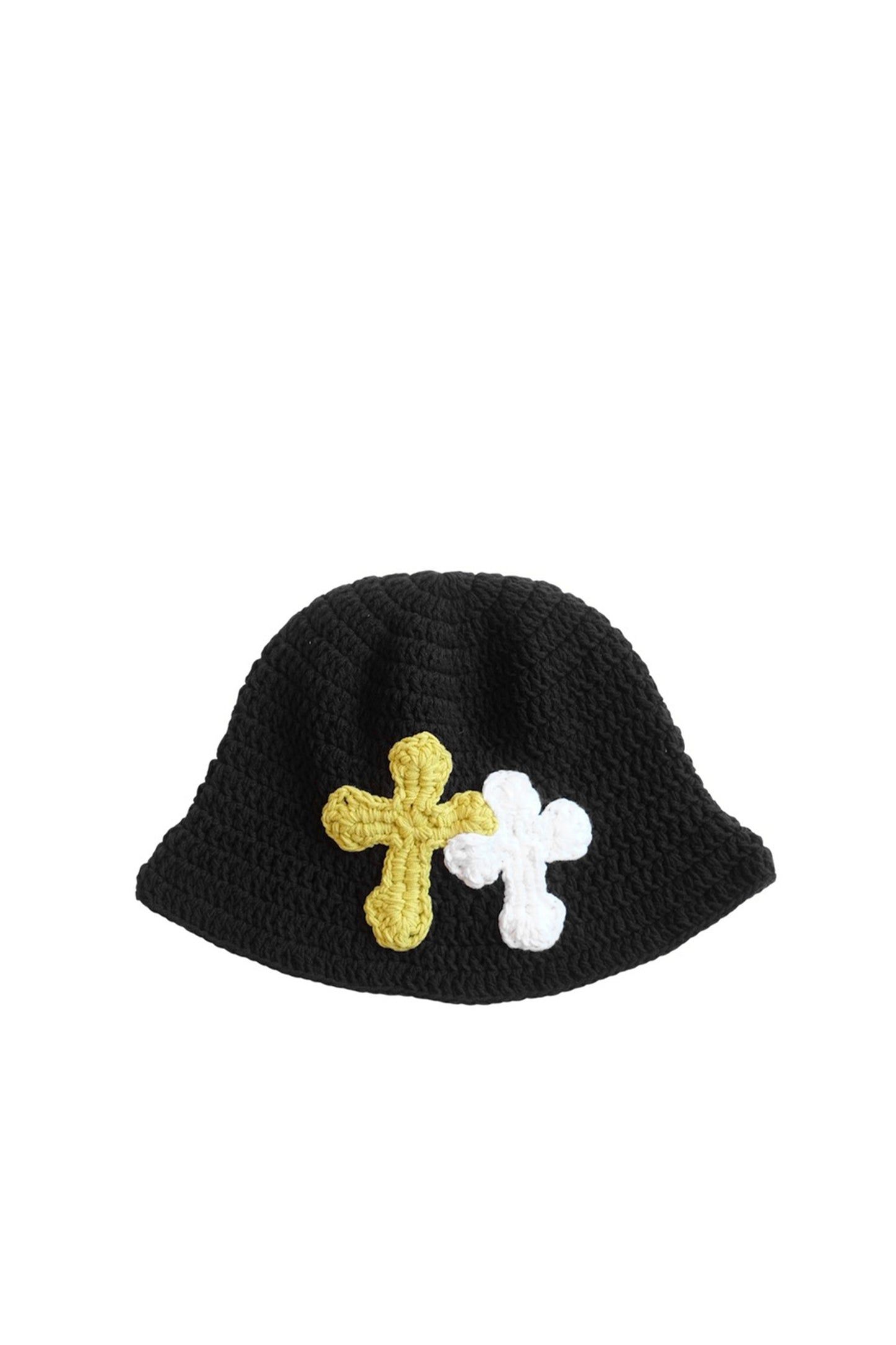 3D cross knit hat
