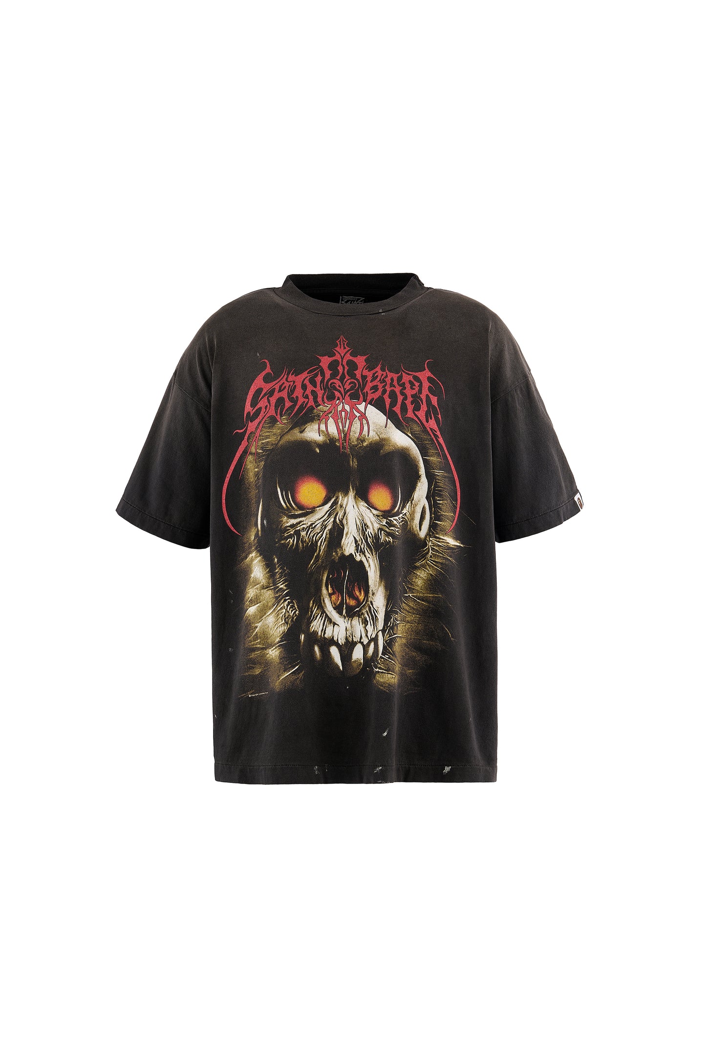 BAPE_SS TEE/SAINT BAPE/BLACK