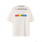 SS T-SHIRT/MONONOKE RAINBOW/WHT