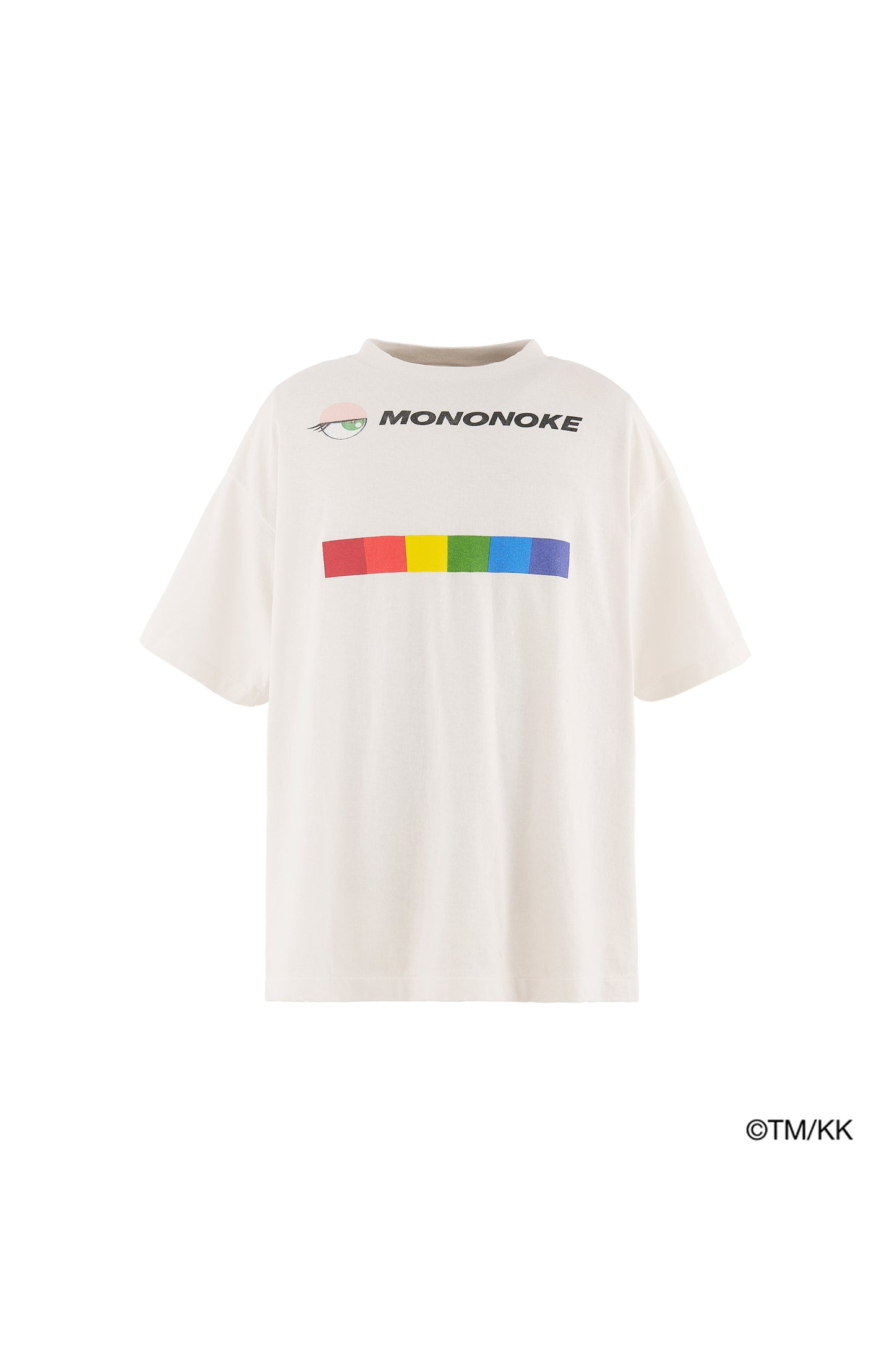 SS T-SHIRT/MONONOKE RAINBOW/WHT