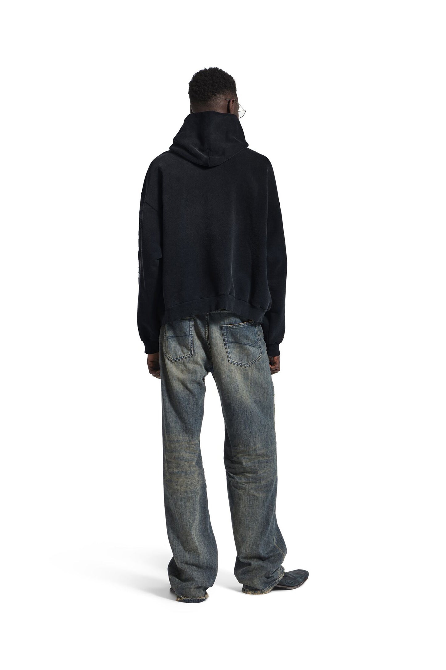 Ripped Pocket Hoodie