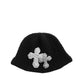3D cross knit hat