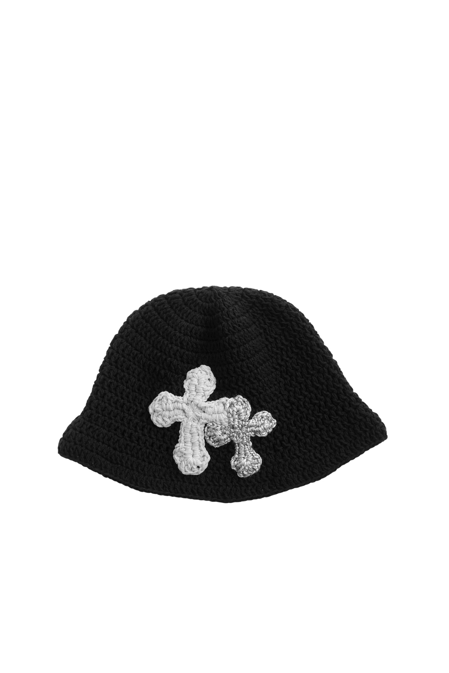 3D cross knit hat