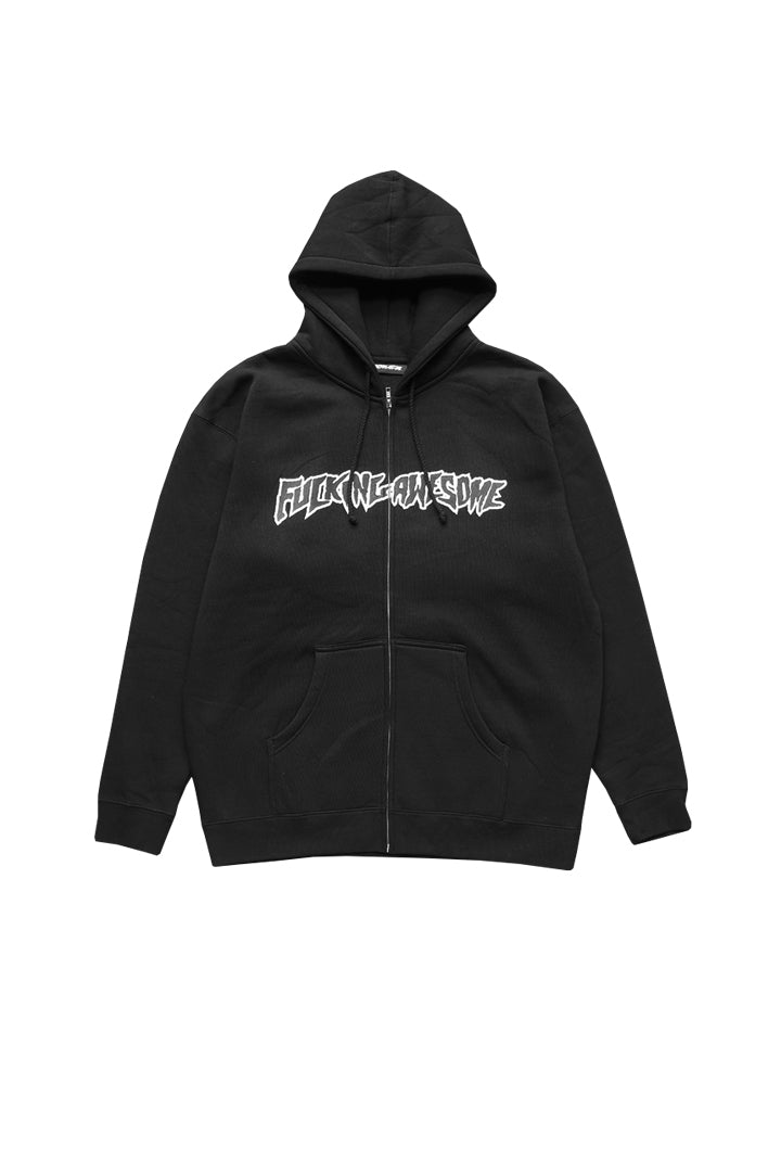 Stamp Logo Zip Hoodie