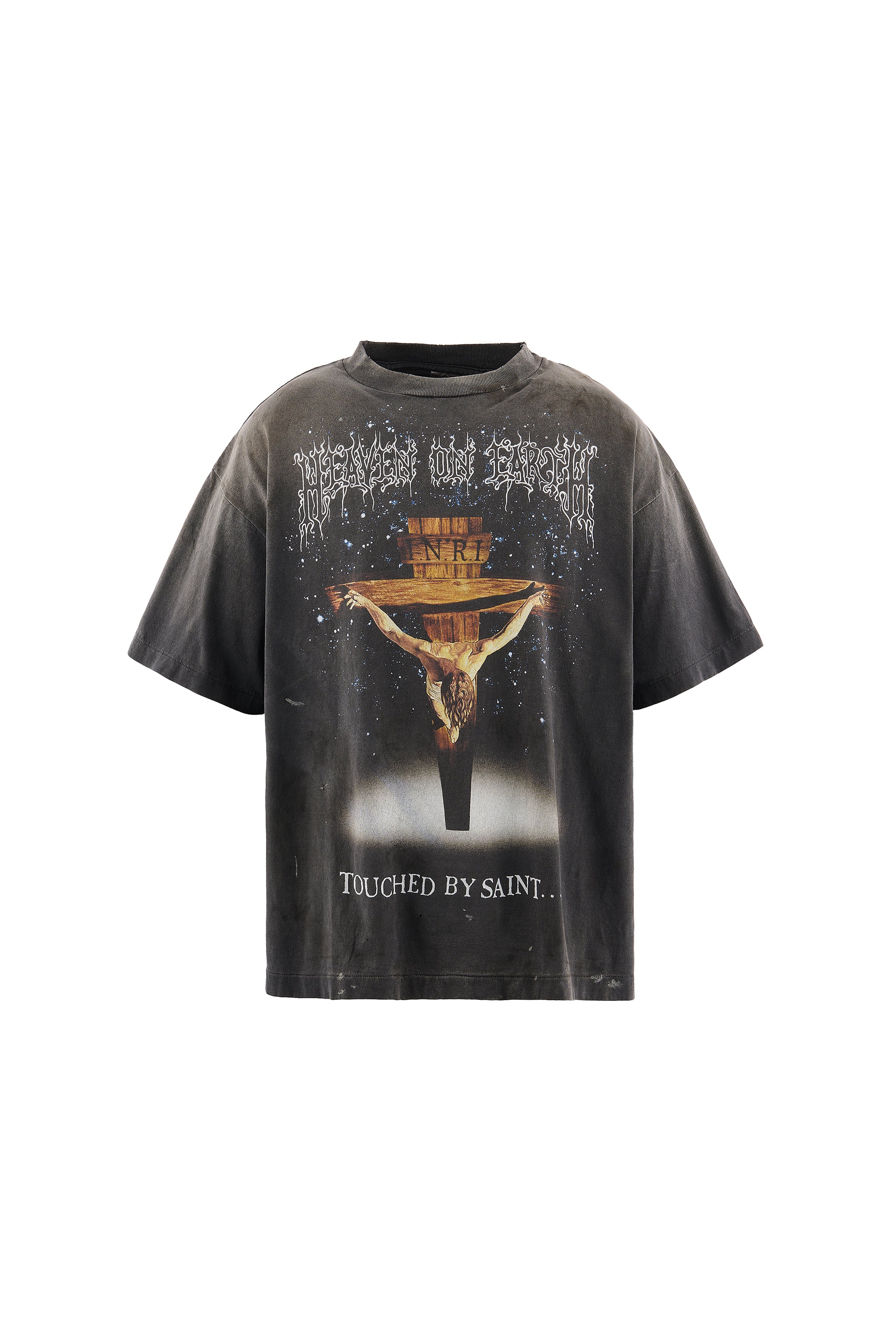 Saint Mxxxxxx (セントマイケル)/SS T-SHIRT/JESUS/BLACK│正規通販