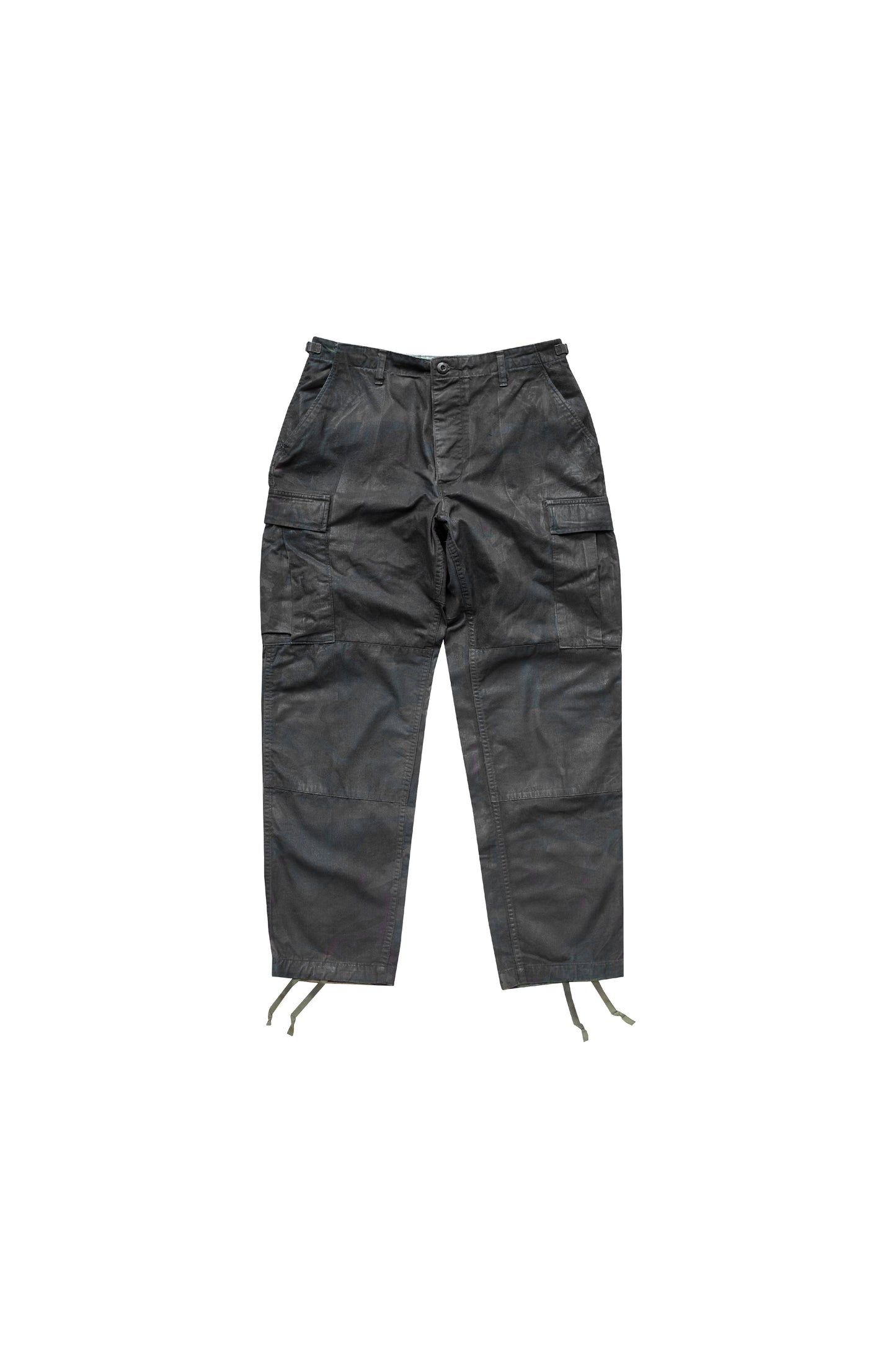 CAMO BLACK WAX PANTS