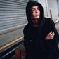 HOODIE/FLOWER/BLACK
