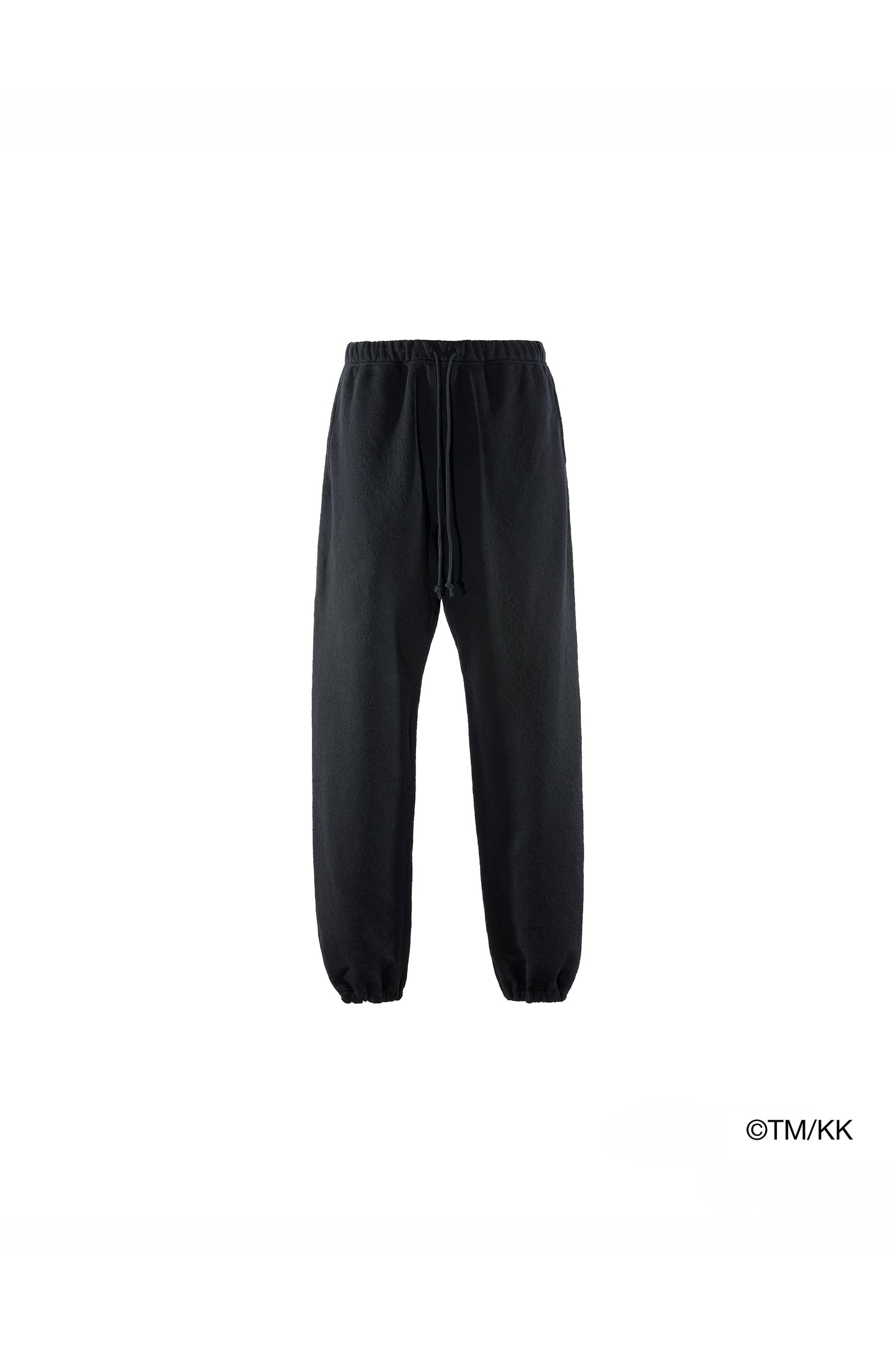 SWEAT PANTS/FLOWER/BLACK