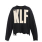 KLF_CREW NECK KNIT/KLF/BLACK