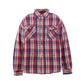 FLANNEL SHIRT/ CHECK/BEIGE