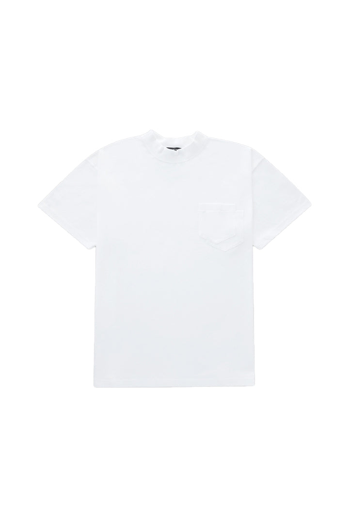 BASIC LOGO MOCK NECK TEE