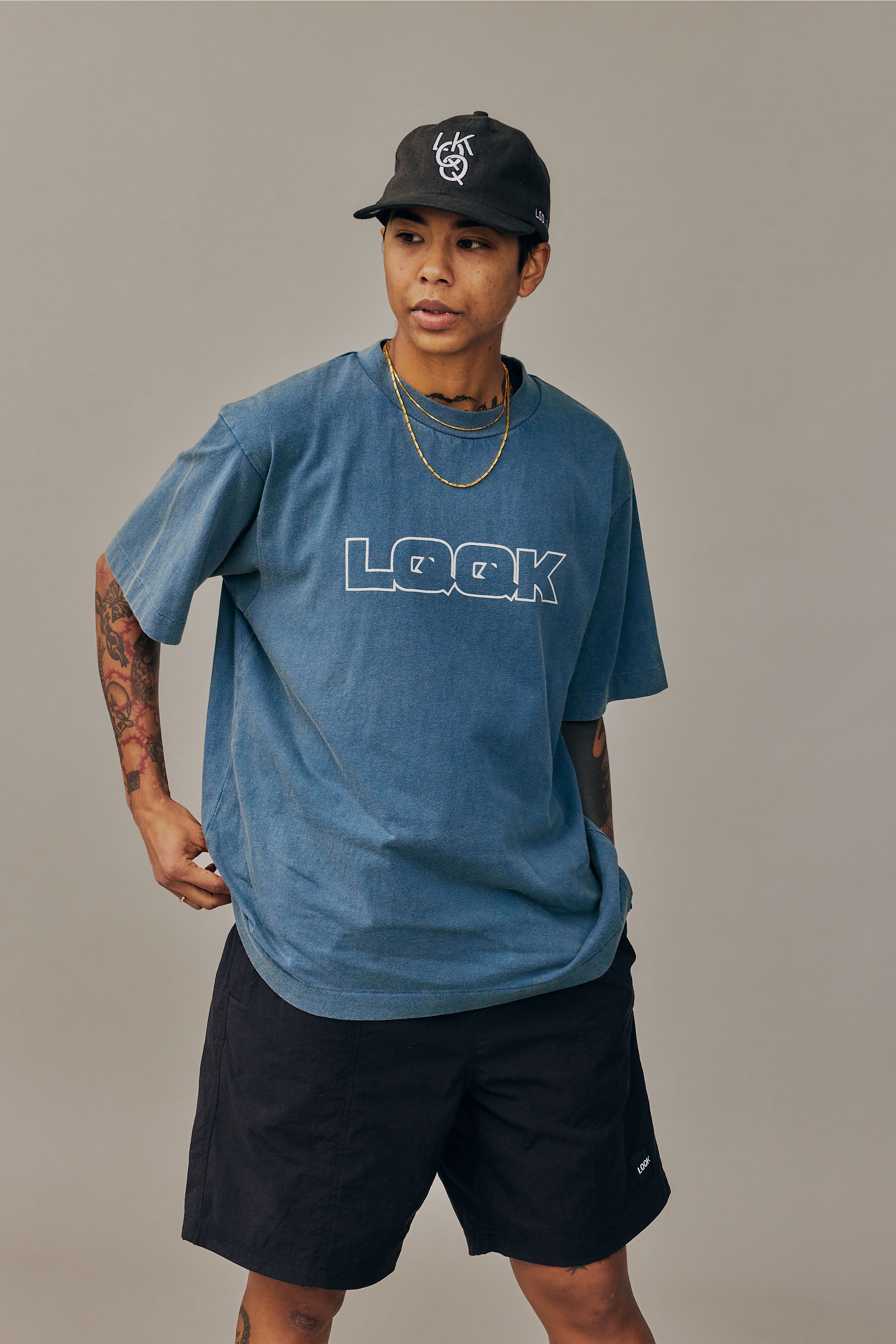 LQQK Studio(ルックスタジオ)/Discharge Deconstruction Tee│正規通販 LQQK Studio(ルックスタジオ)/Discharge Deconstruction Tee│正規通販