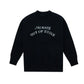 LOGO JACQUARD CREW SWEATER