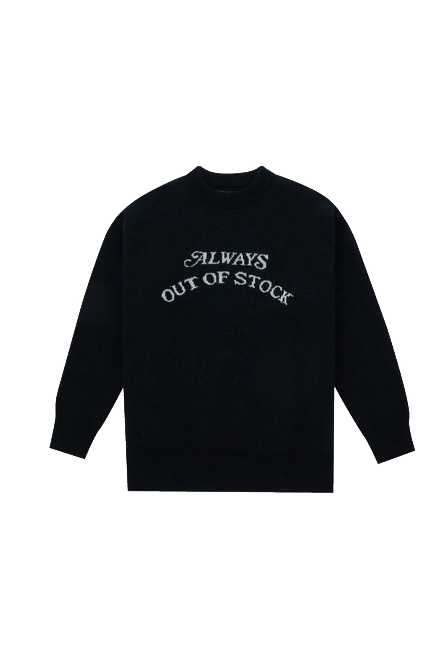 LOGO JACQUARD CREW SWEATER