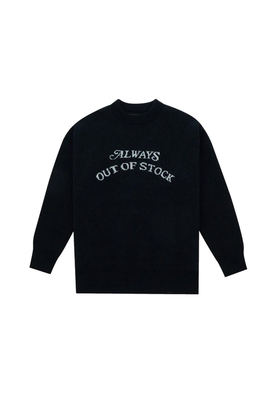 LOGO JACQUARD CREW SWEATER