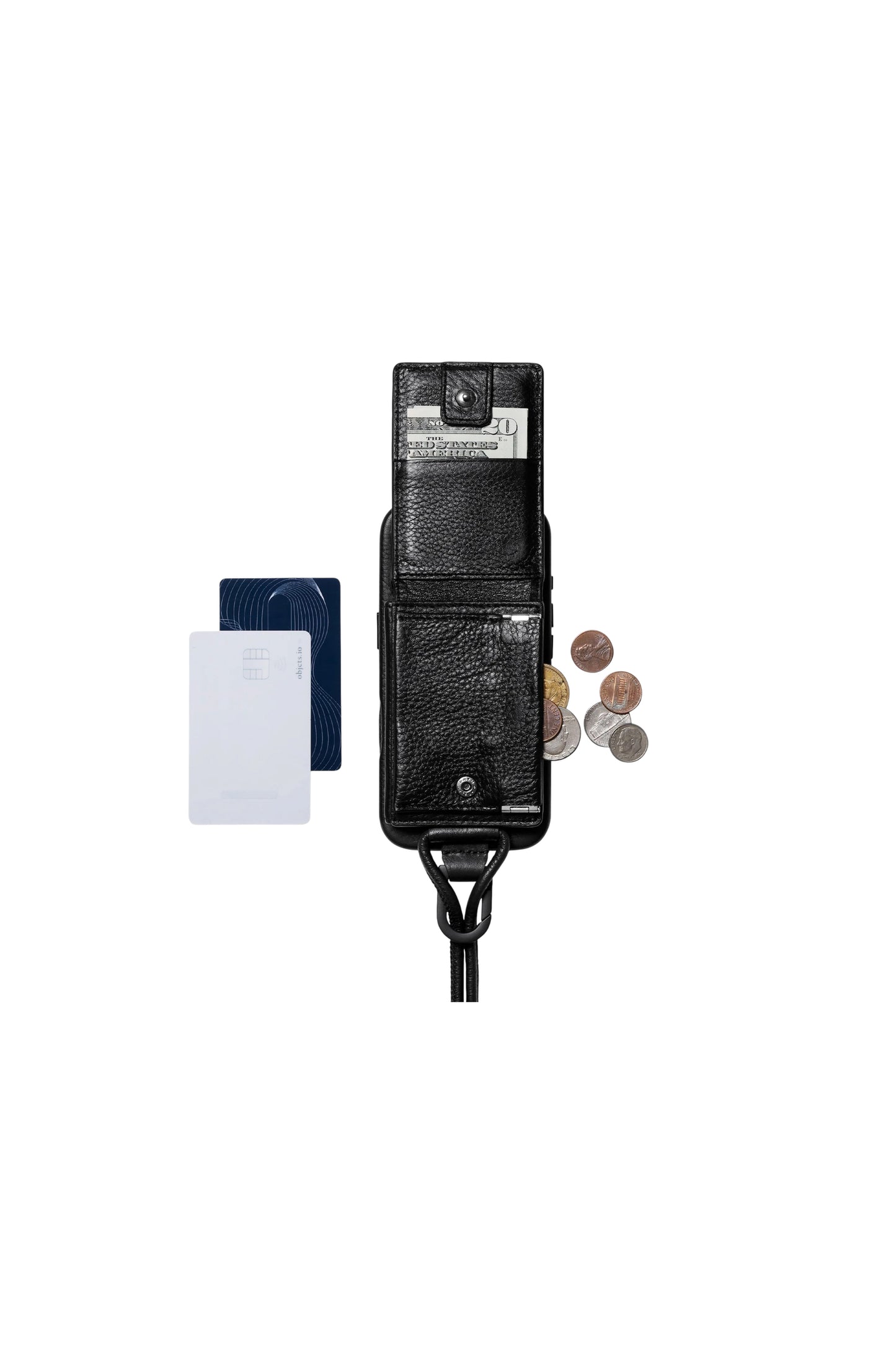 iPhone アクセサリーショルダーストラップ付きウォレット