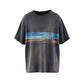 SS TEE/SKY/BLACK