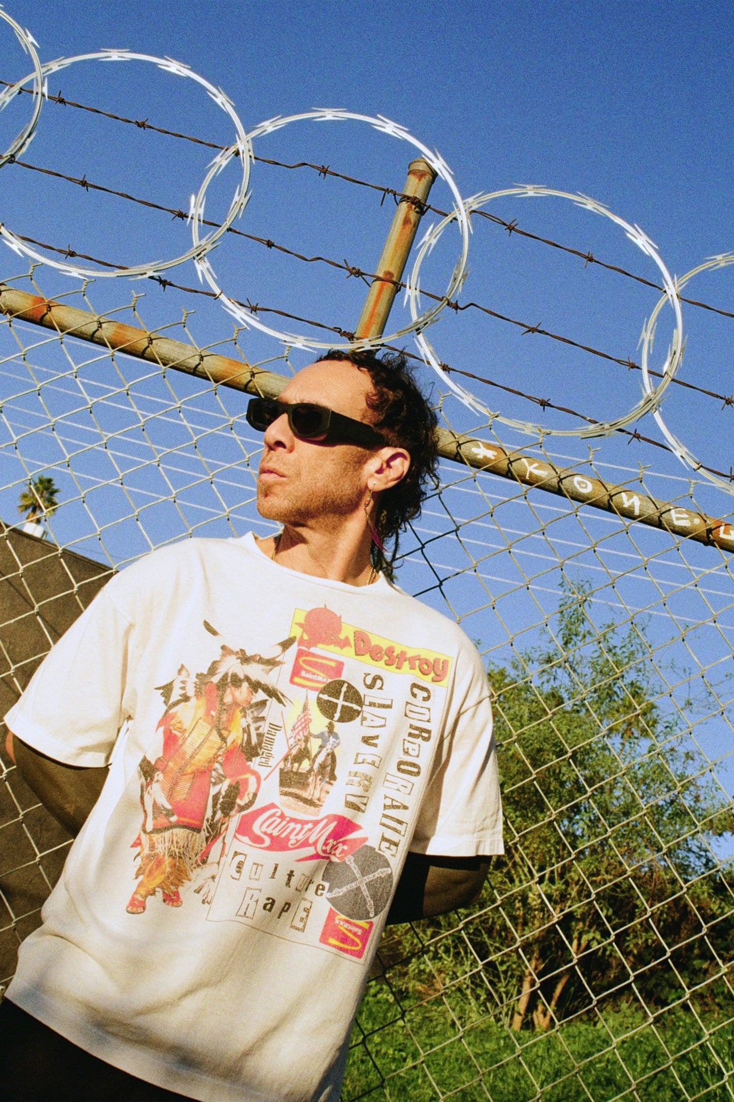 JR_SS T-SHIRT/DESTROY/WHITE