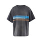 SS TEE/SKY/BLACK