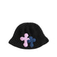 3D cross knit hat