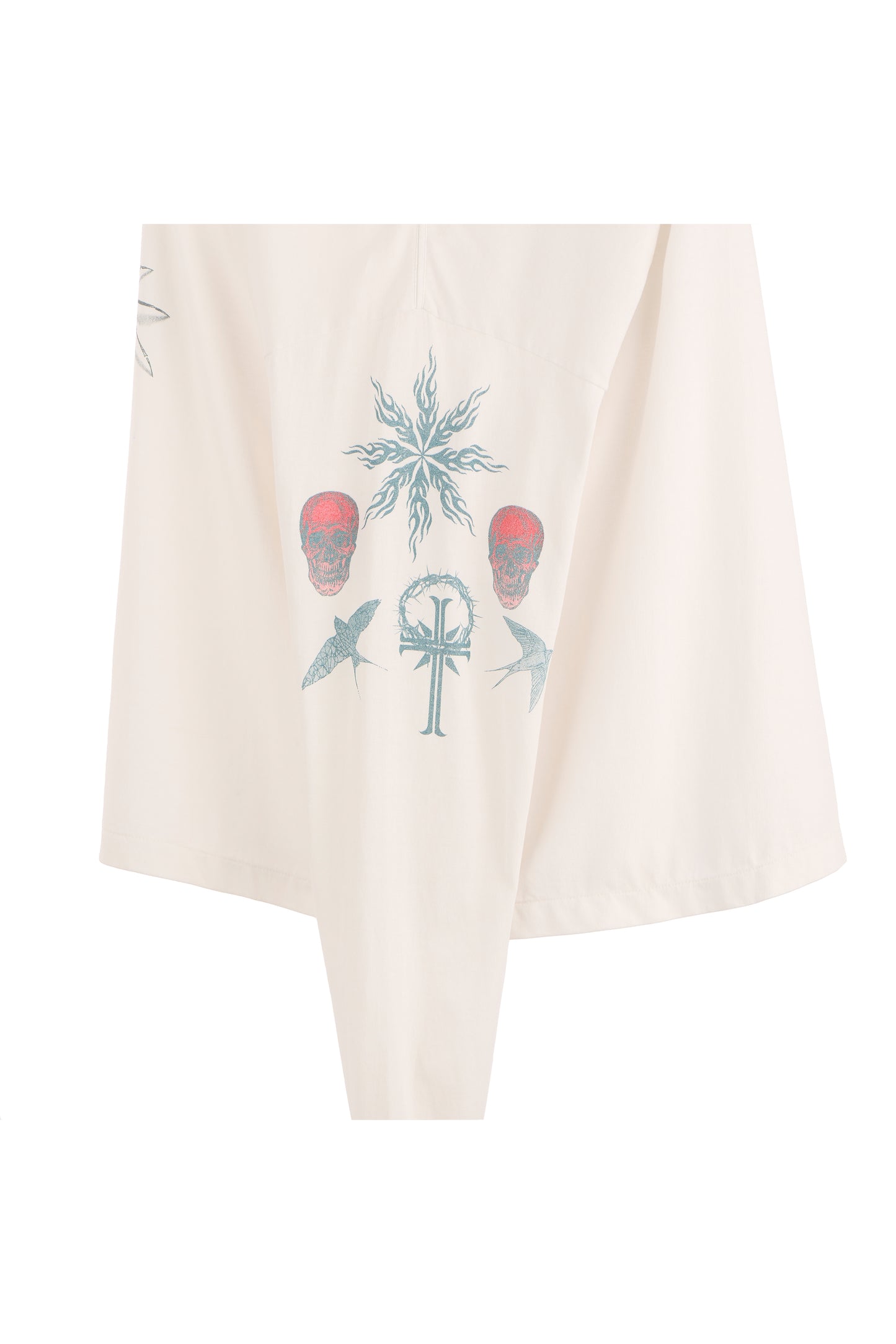 DW_LS TEE/TATTOO/WHITE